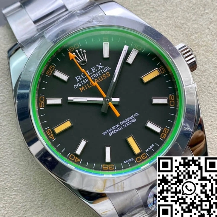 Dial Milgauss Factory Rolex 116400GV AR Black 0125